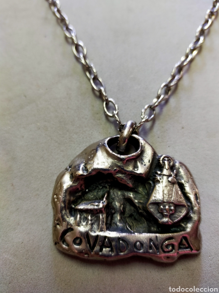 Joyeria: CADENA CON COLGANTE DE VIRGEN DE COVADONGA. - Foto 3