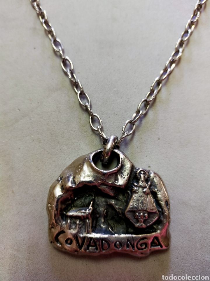 Joyeria: CADENA CON COLGANTE DE VIRGEN DE COVADONGA. - Foto 4