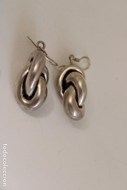 Joyeria: pendientes eslab&oacute;n PLATA 925 - Foto 2