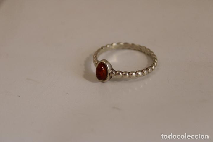Joyeria: anillo PLATA 925 con ambar&ordm; - Foto 2