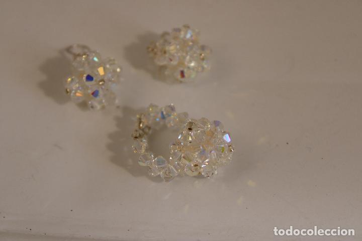 Joyeria: anillo y pendientes cristales swarovski - Foto 3