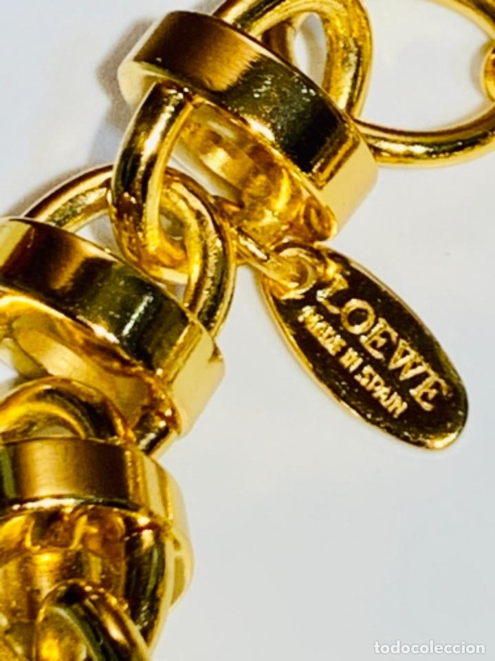 Joyeria: Pulsera Loewe, placa sellada, estuche. Impecable. - Foto 2