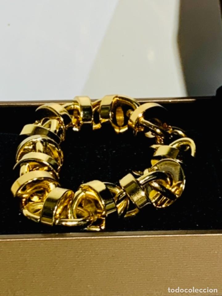 Joyeria: Pulsera Loewe, placa sellada, estuche. Impecable. - Foto 5