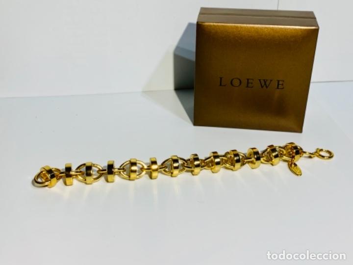 Joyeria: Pulsera Loewe, placa sellada, estuche. Impecable. - Foto 10