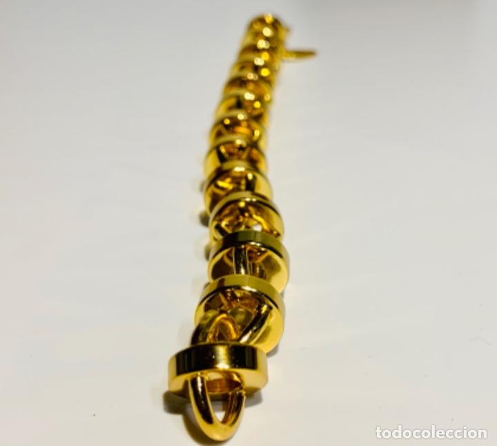 Joyeria: Pulsera Loewe, placa sellada, estuche. Impecable. - Foto 12