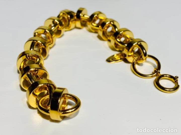 Joyeria: Pulsera Loewe, placa sellada, estuche. Impecable. - Foto 15