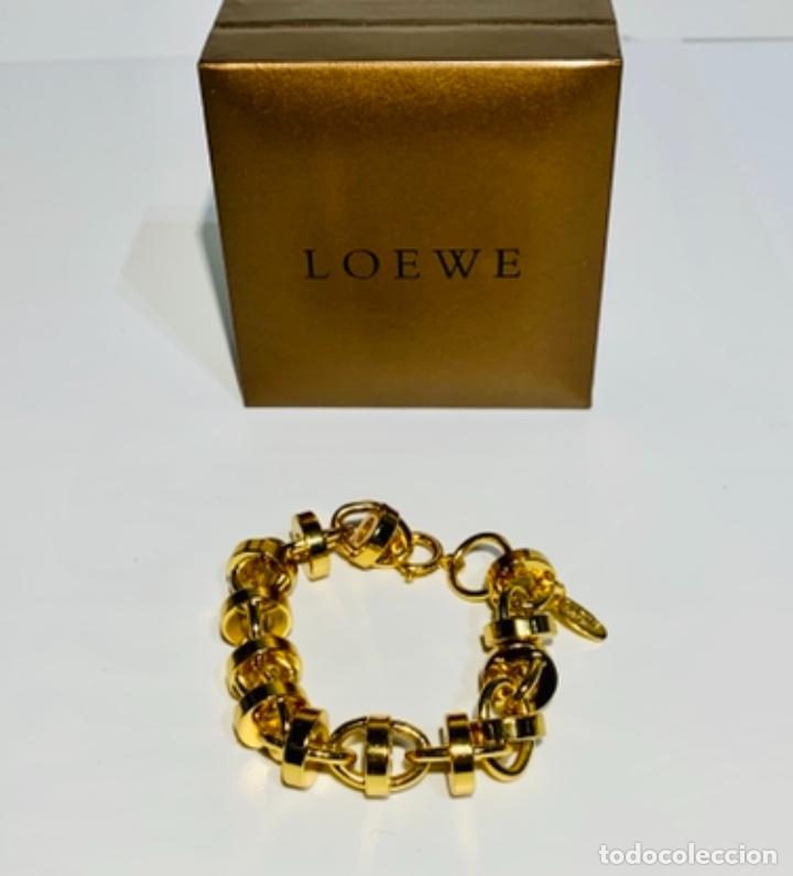 Joyeria: Pulsera Loewe, placa sellada, estuche. Impecable. - Foto 16