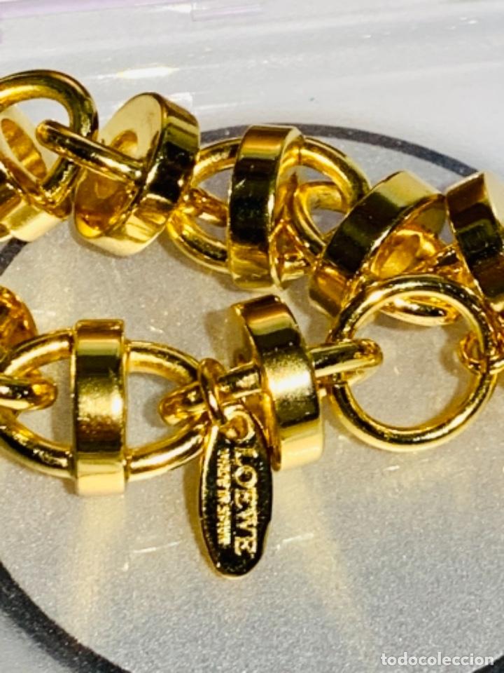 Joyeria: Pulsera Loewe, placa sellada, estuche. Impecable. - Foto 18