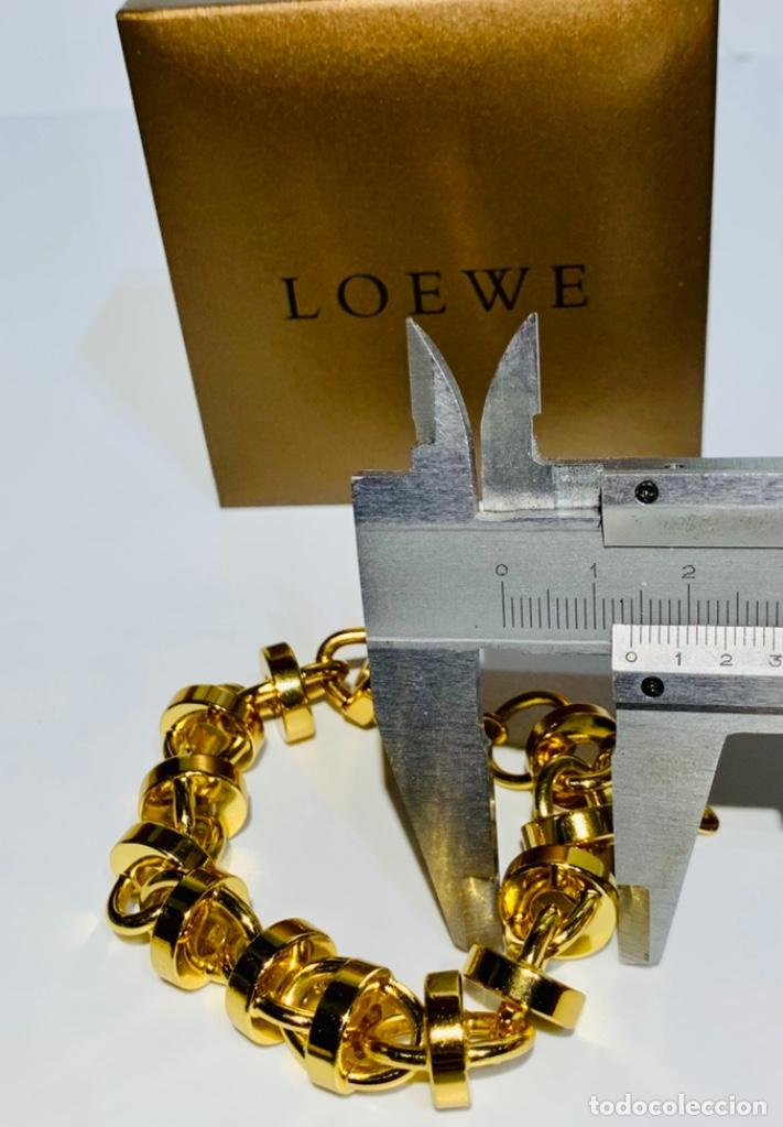 Joyeria: Pulsera Loewe, placa sellada, estuche. Impecable. - Foto 19