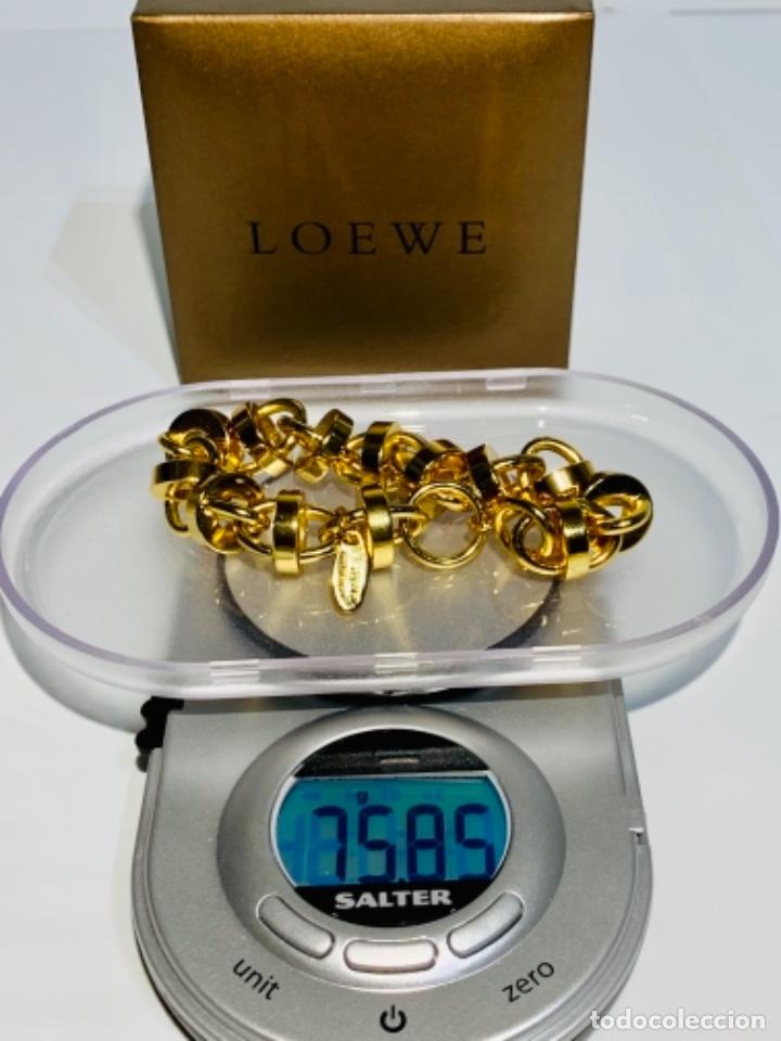 Joyeria: Pulsera Loewe, placa sellada, estuche. Impecable. - Foto 21