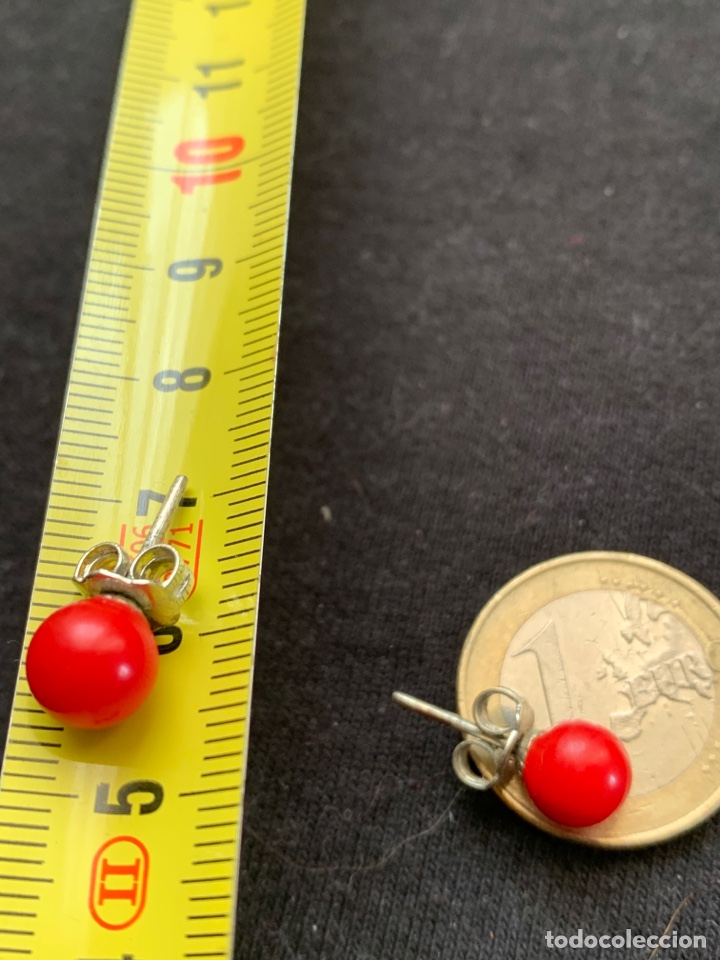 Joyeria: Pendientes de coral y plata - Foto 1