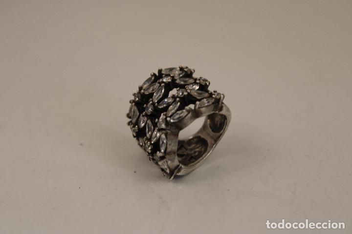 Joyeria: anillo marquesitas blancas plata 925 - Foto 4