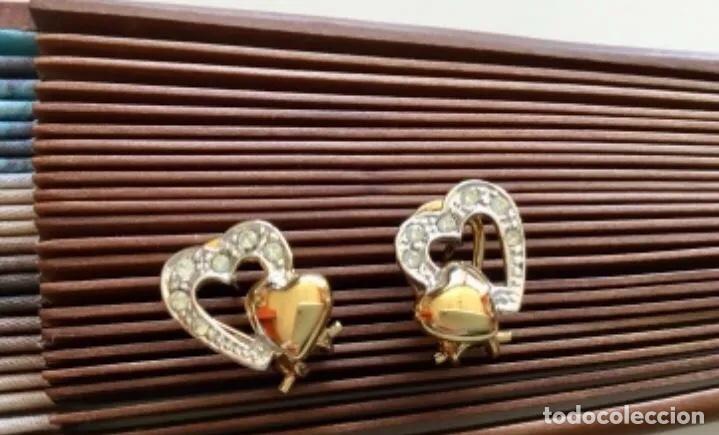 Joyeria: PENDIENTES CON CIRCONIOS BA&Ntilde;ADOS EN ORO. - Foto 1