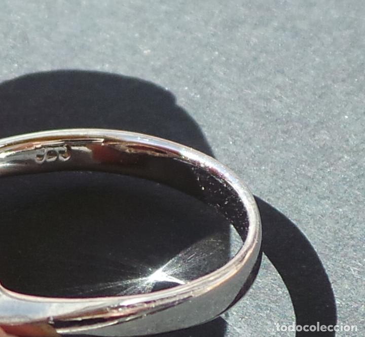 Joyeria: ANILLO DE PLATA, CON FORMA DE CORAZ&Oacute;N.- 1,9 CM DI&Aacute;METRO INTERIOR. - Foto 3