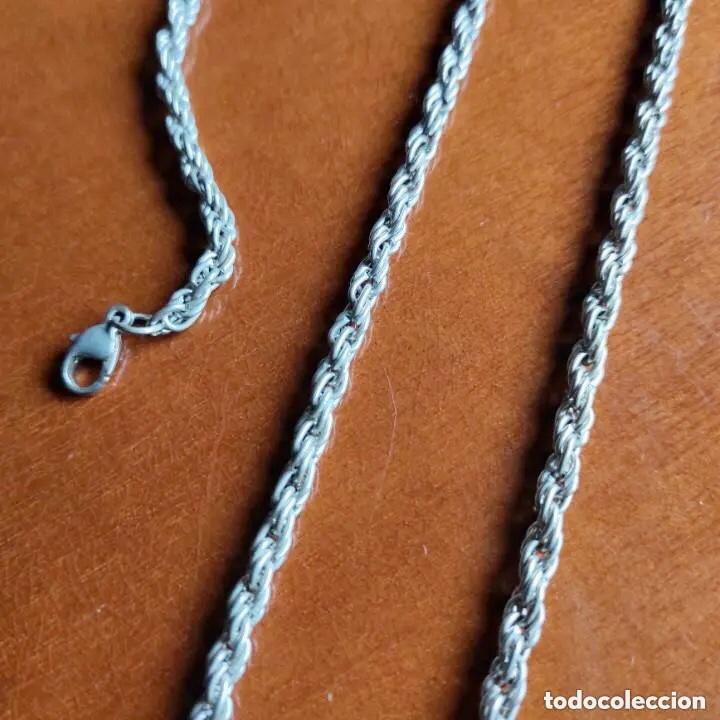 Joyeria: CADENA - CORD&Oacute;N DE METAL PLATEADO - Foto 2