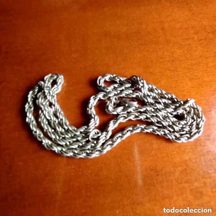 Joyeria: CADENA - CORD&Oacute;N DE METAL PLATEADO - Foto 5