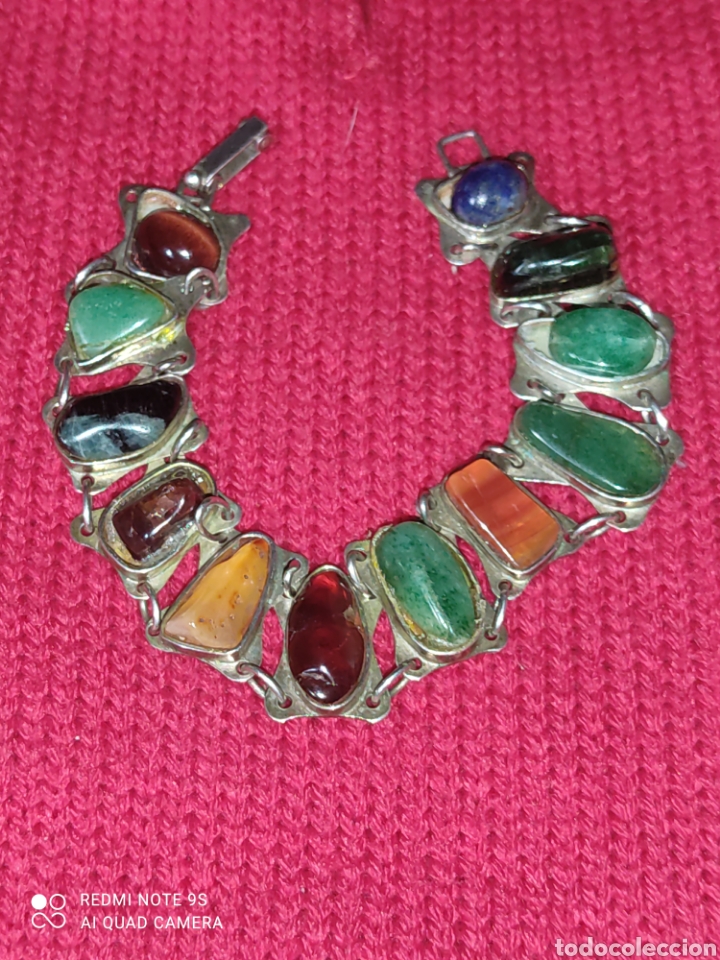 Joyeria: Pulsera de pedrer&iacute;a variada, vintage. - Foto 2