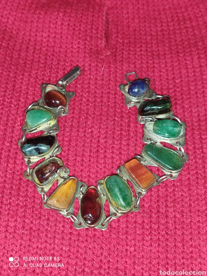 Joyeria: Pulsera de pedrer&iacute;a variada, vintage. - Foto 1