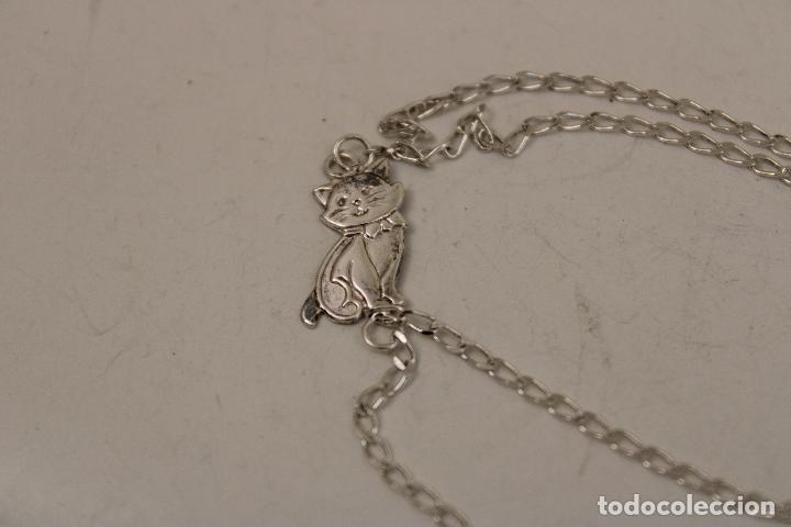 Joyeria: pulsera plata 925 con gato - Foto 2