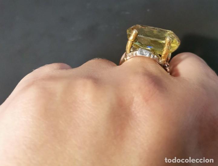 Joyeria: Anillo de plata y oro con gran Cuarzo Lim&oacute;n - Foto 15