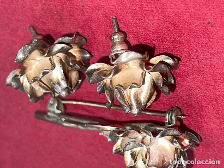 Joyeria: Fant&aacute;stico conjunto de pendientes y broche en plata de Ley - Foto 5