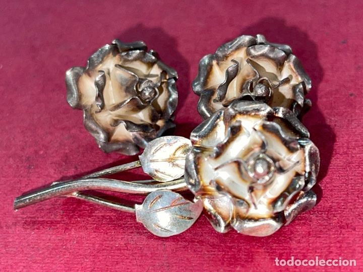 Joyeria: Fant&aacute;stico conjunto de pendientes y broche en plata de Ley - Foto 1