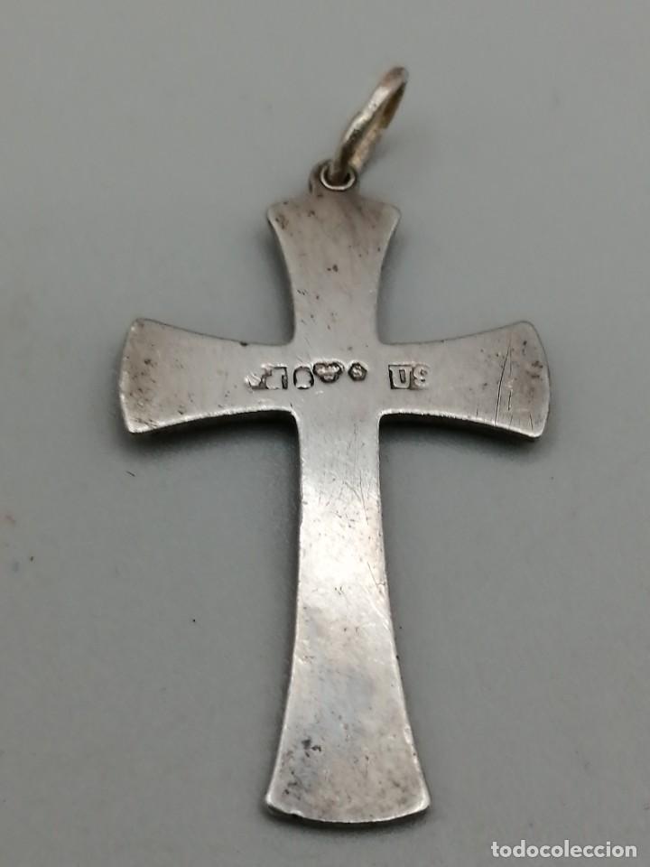 Joyeria: Cruz colgante plata de ley - Foto 2