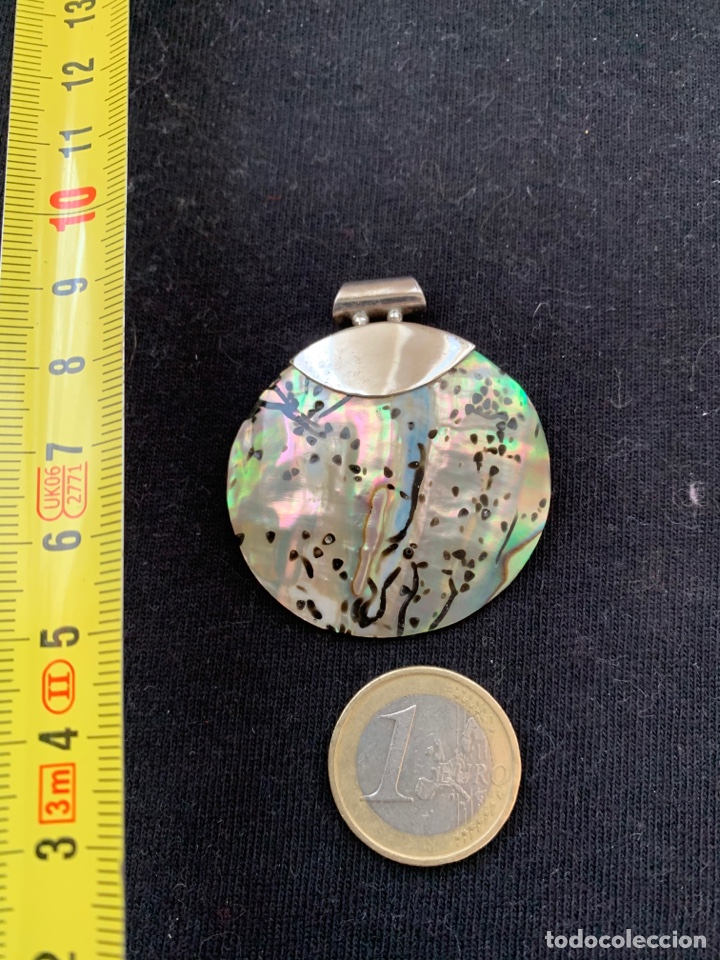 Joyeria: Colgante de plata y nacar - Foto 2