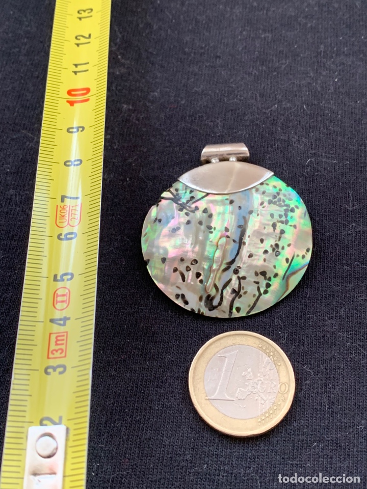 Joyeria: Colgante de plata y nacar - Foto 1