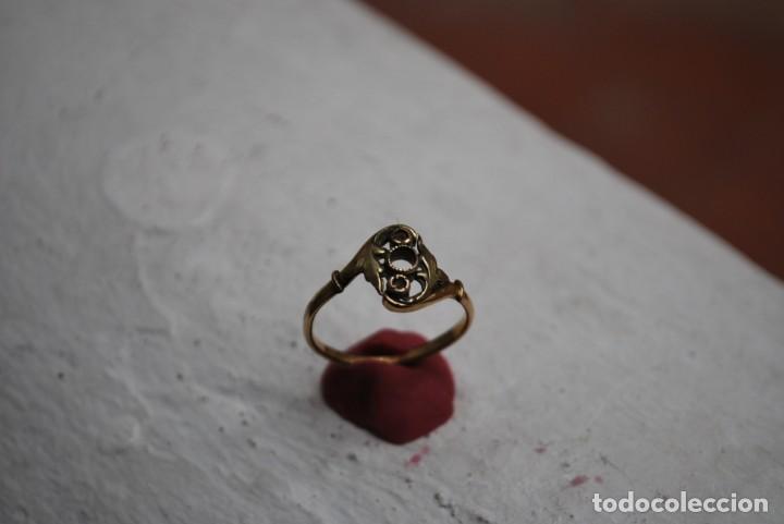 Joyeria: Anillo , de plata antiguo CHAPADO EN ORO. - Foto 1