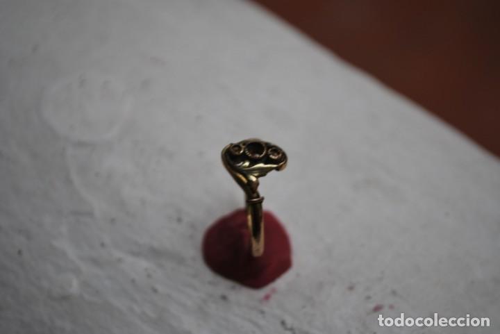 Joyeria: Anillo , de plata antiguo CHAPADO EN ORO. - Foto 4