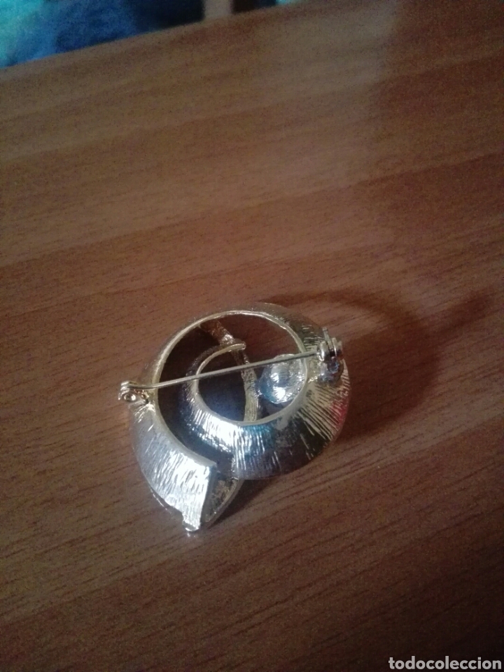 Joyeria: Broche chapado en oro 9k con pedreria - Foto 2