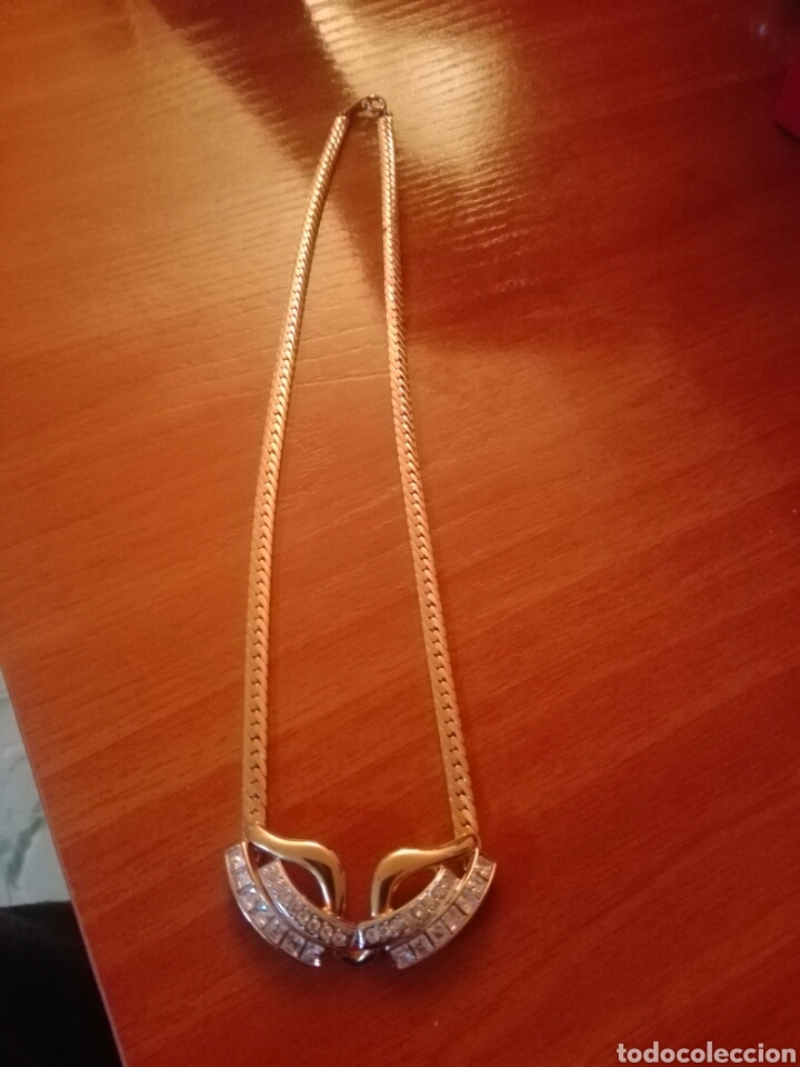 Joyeria: Gargantilla chapada en oro 9k con pedrer&iacute;a - Foto 2