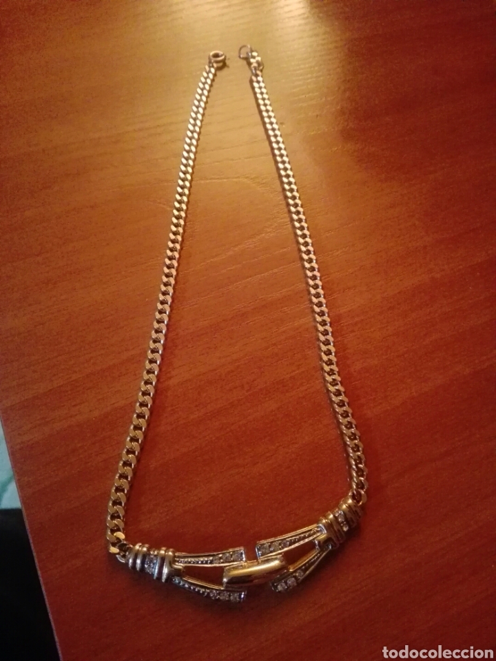 Joyeria: Gargantilla chapada en oro 9k con pedreria - Foto 1