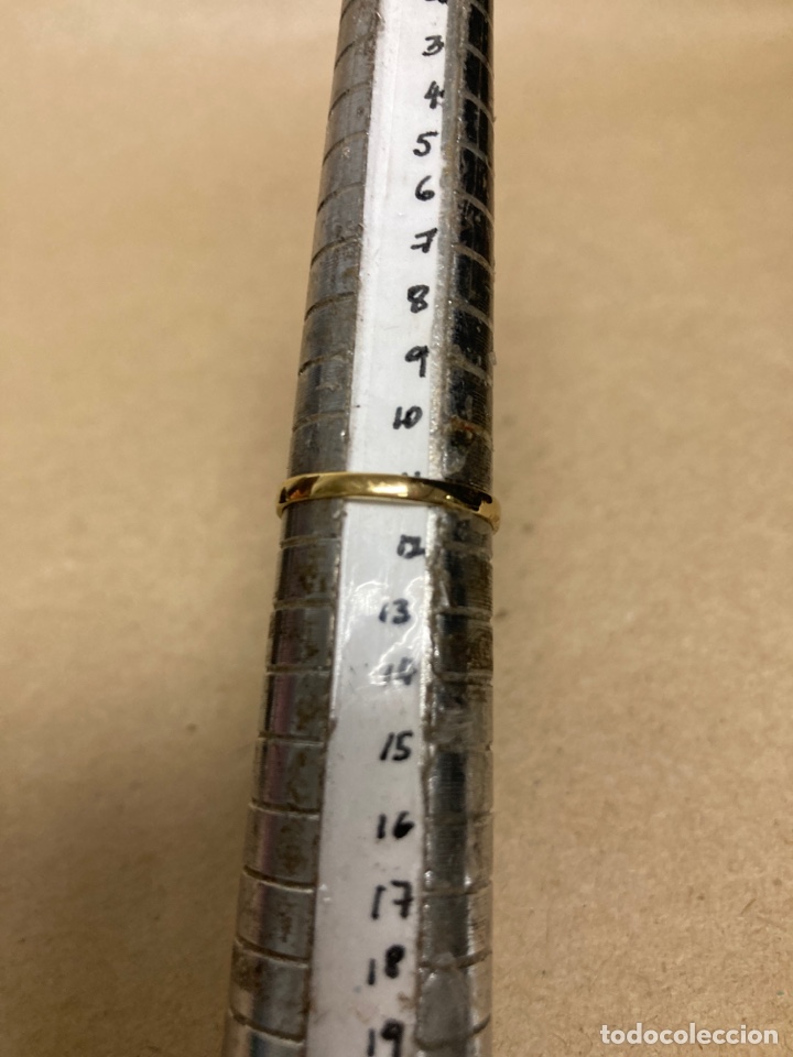 Joyeria: Sortija de plata chapada en oro 18k - Foto 7