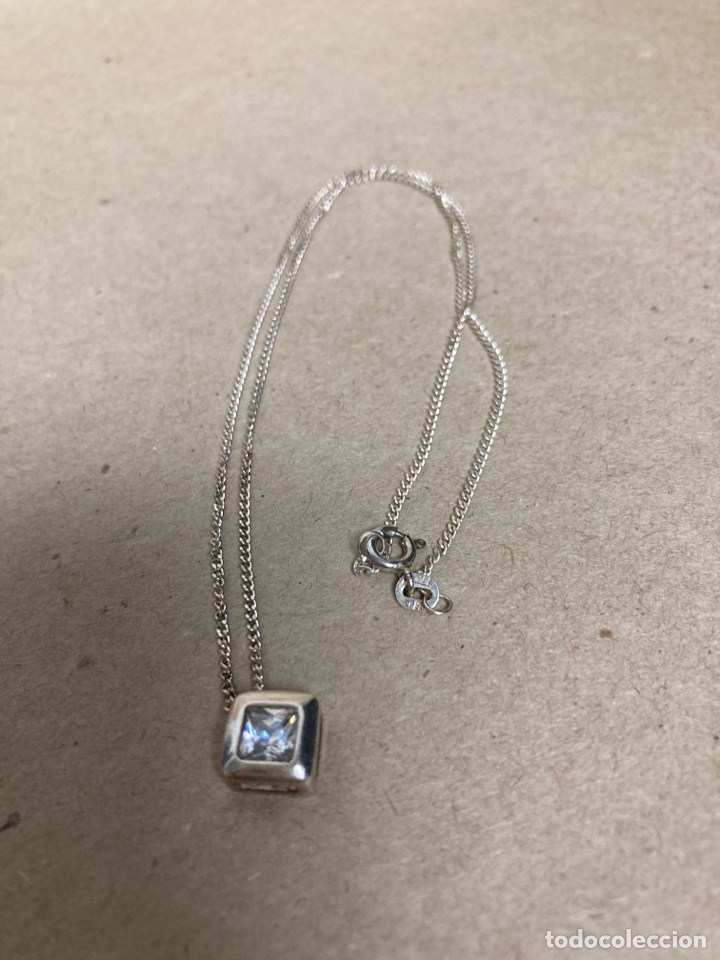 Joyeria: Cadena y colgante de plata - Foto 2