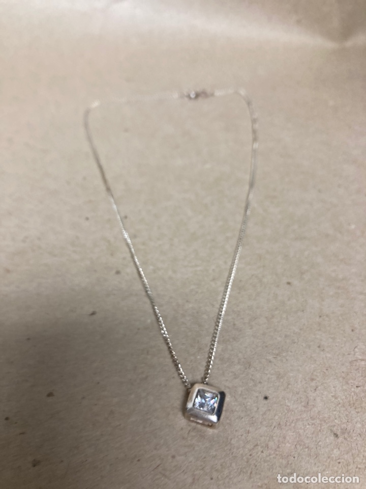 Joyeria: Cadena y colgante de plata - Foto 1
