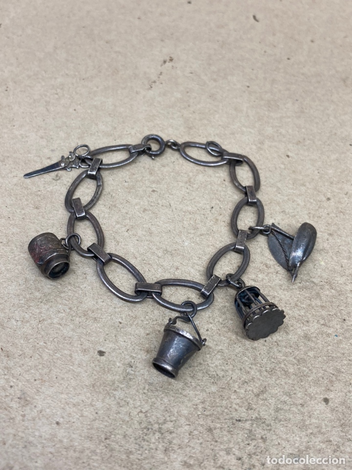 Joyeria: Pulsera de plata con colgantes - Foto 1