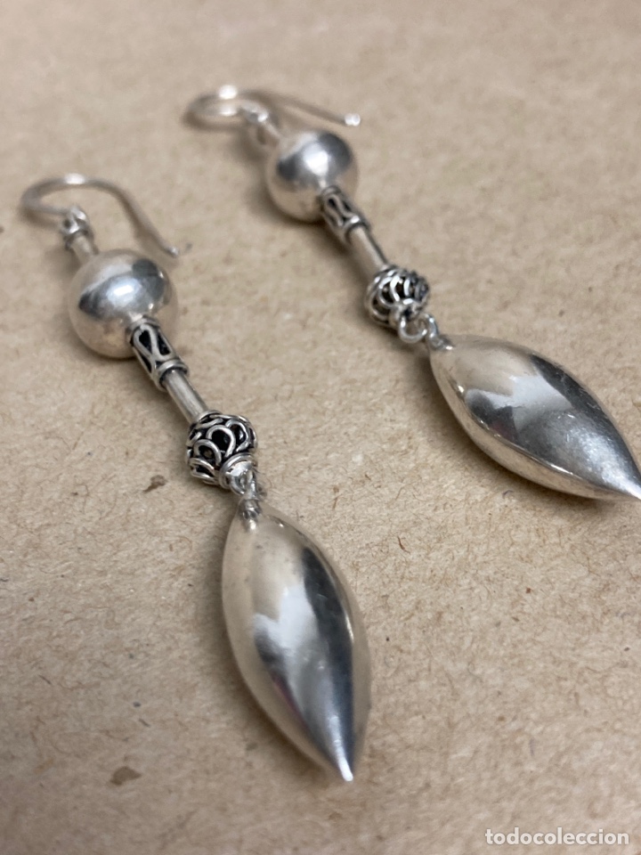 Joyeria: Pendiente de plata largos - Foto 2