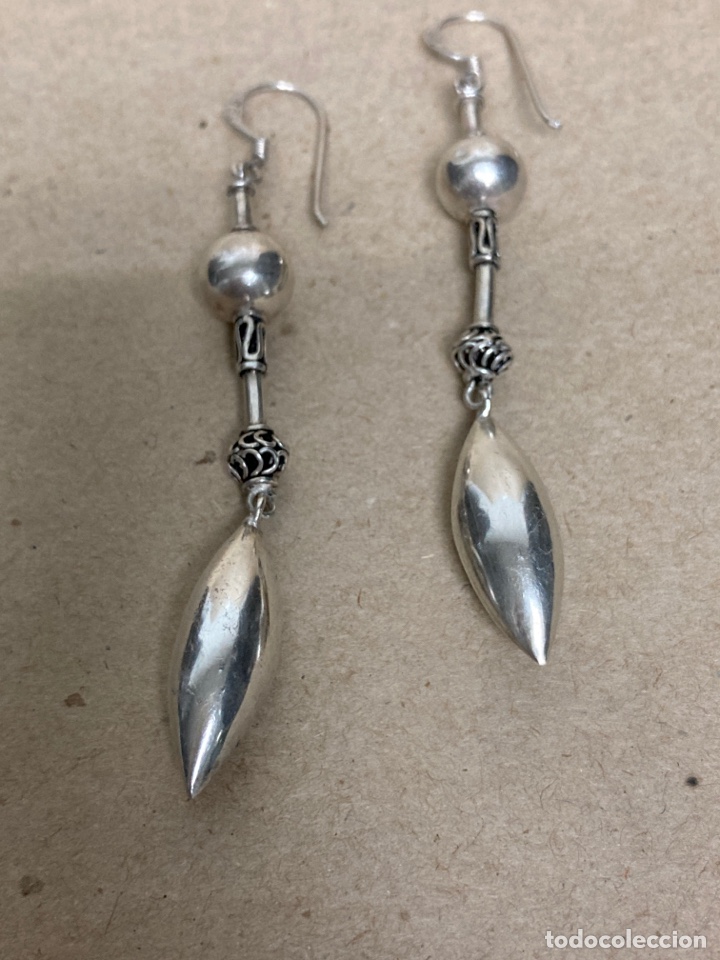 Joyeria: Pendiente de plata largos - Foto 1