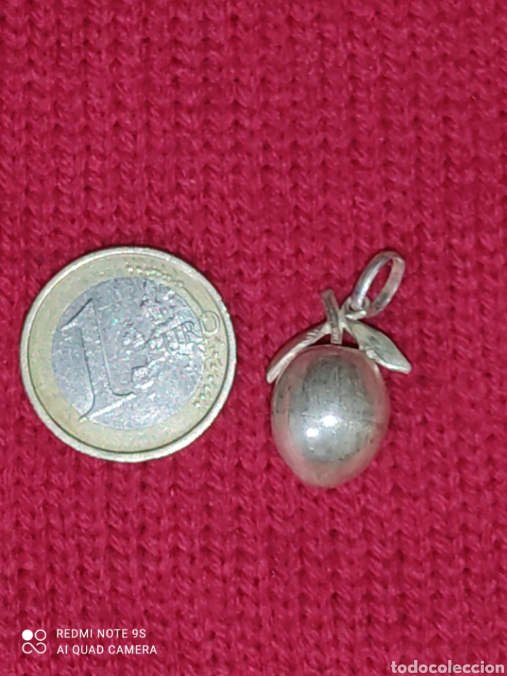 Joyeria: Colgante aceituna de plata 925. - Foto 2