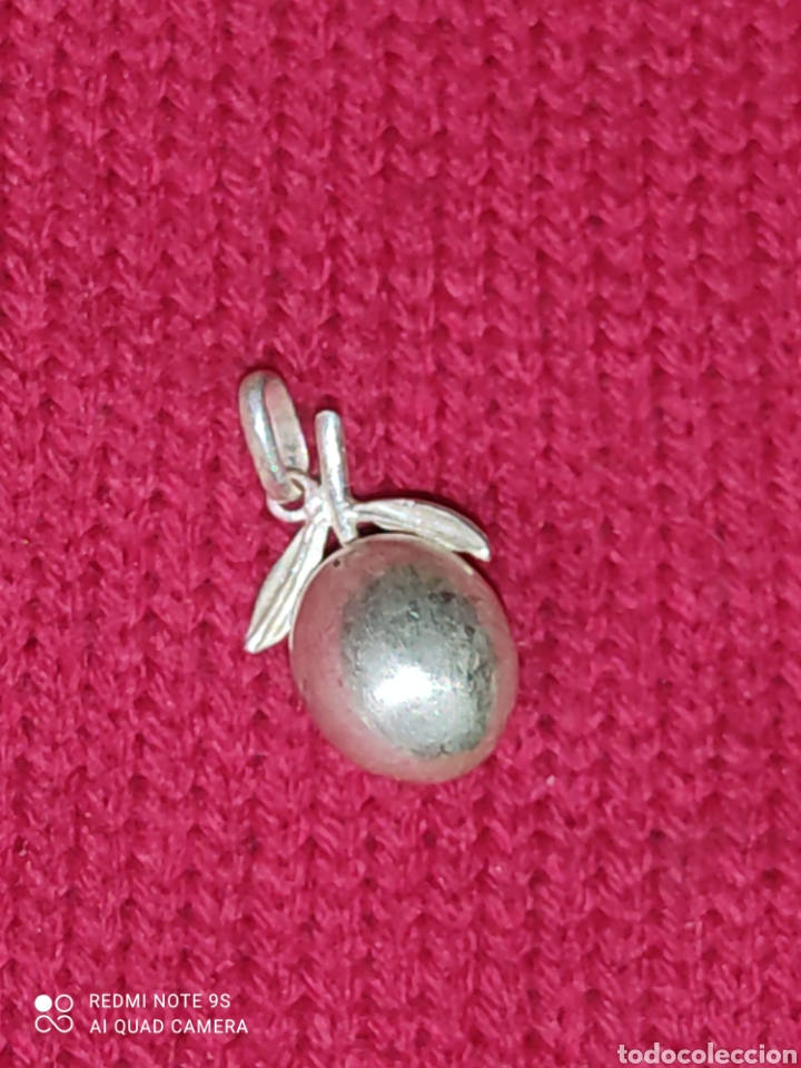 Joyeria: Colgante aceituna de plata 925. - Foto 4
