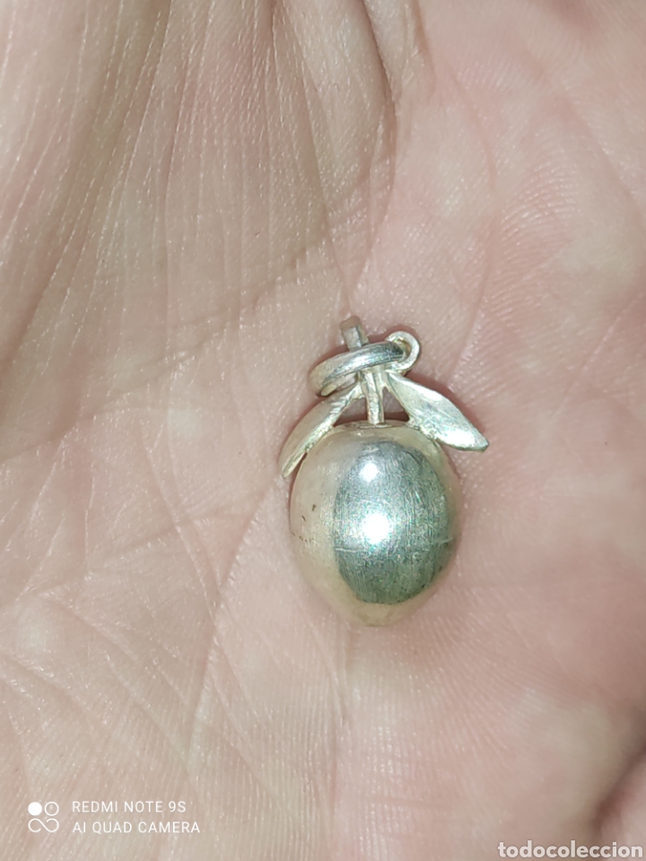 Joyeria: Colgante aceituna de plata 925. - Foto 5