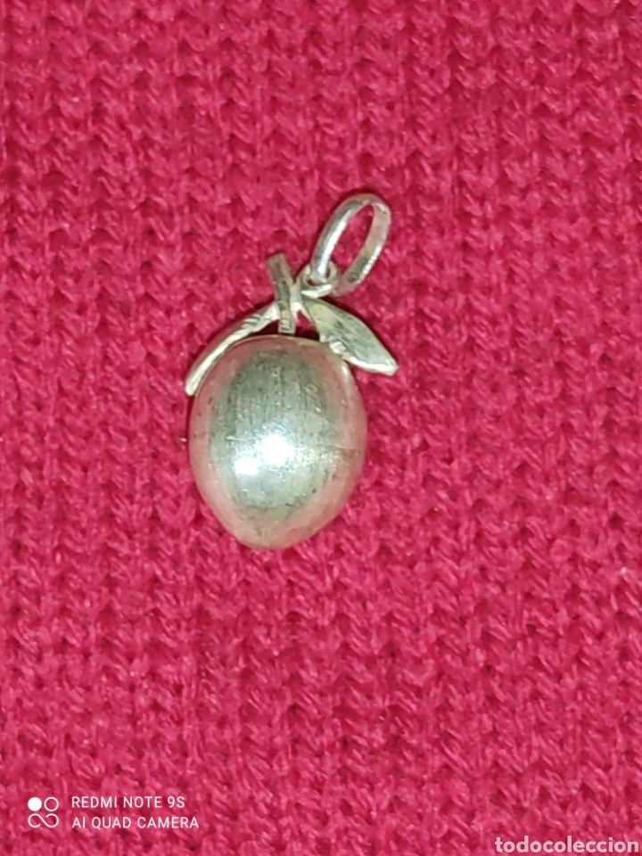 Joyeria: Colgante aceituna de plata 925. - Foto 1
