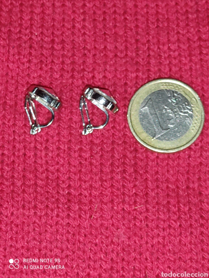 Joyeria: Pendientes con cristal.Vintage. - Foto 3