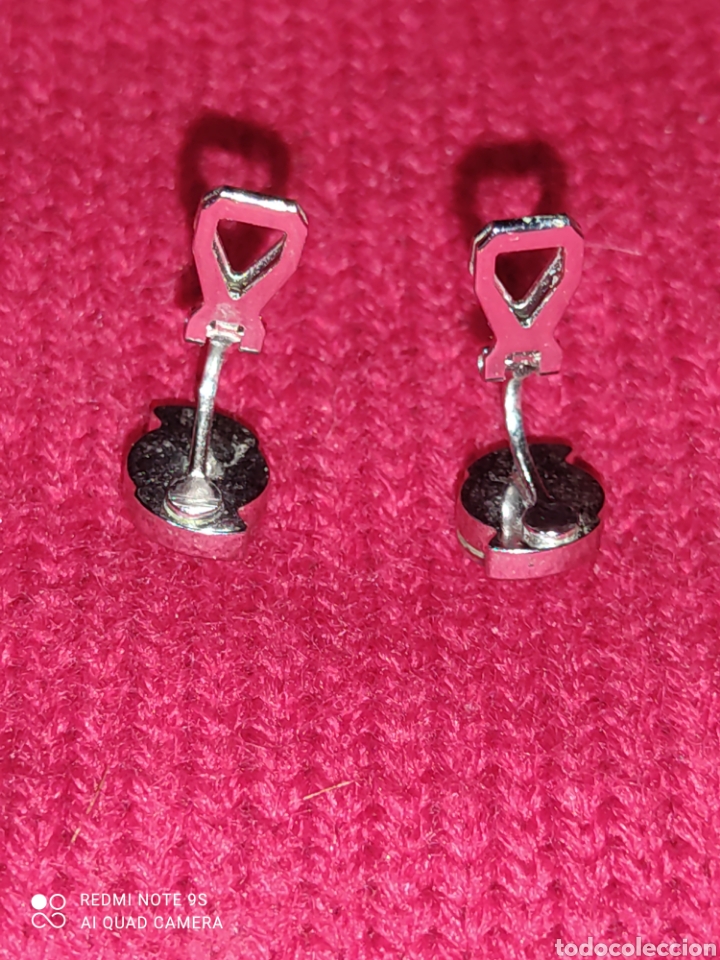 Joyeria: Pendientes con cristal.Vintage. - Foto 5