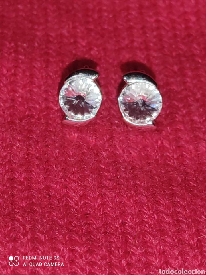 Joyeria: Pendientes con cristal.Vintage. - Foto 1