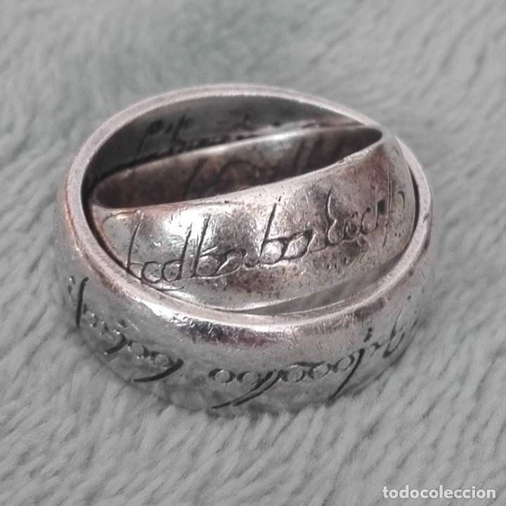 Joyeria: Plata 2 anillos de la pel&iacute;cula El Se&ntilde;or de los Anillos - Foto 1
