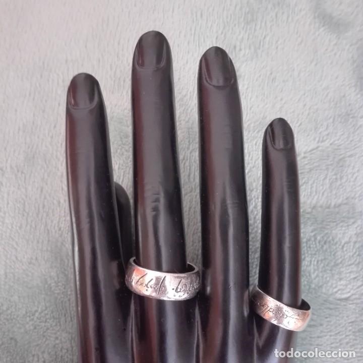 Joyeria: Plata 2 anillos de la pel&iacute;cula El Se&ntilde;or de los Anillos - Foto 6