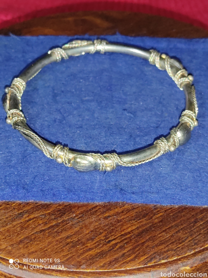 Joyeria: Pulsera con hilo filigrana.Vintage. - Foto 2